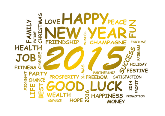 Happy New Year 2015 ภาษาอังกฤษ